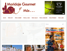 Tablet Screenshot of maridajegourmetymas.com